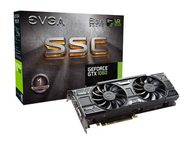 Used - Like New: EVGA GeForce GTX 1060 6GB SSC GAMING ACX 3.0, 6GB 