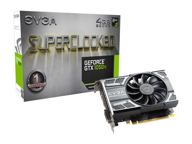 Used - Like New: EVGA GeForce GTX 1050 Ti SC GAMING, 04G-P4-6253 