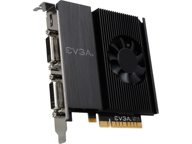 EVGA GT 710 1GB DDR3 64-bit Single Slot, Dual DVI 01G-P3-2716-RX