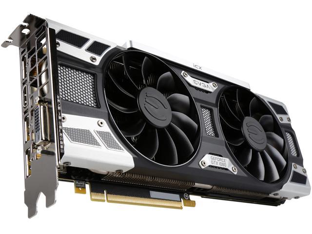 EVGA GeForce GTX 1080 SC2 GAMING iCX, 08G-P4-6583-KR, 8GB GDDR5X, 9 Thermal Sensors, Asynchronous Fan Control, Thermal Display LED System, Optimized Airflow Fin Design, Die Cast/Form Fitted Baseplate/Backplate