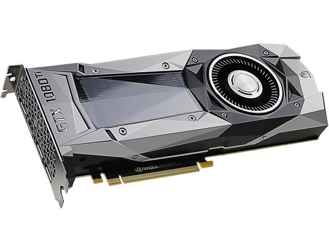 GeForce GTX 1080 Ti FE GDDR5X Express 3.0 SLI Support FOUNDERS Video Card 11G-P4-6390-KR GPUs / Video Graphics Cards - Newegg.com