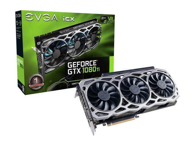 EVGA GeForce GTX 1080 Ti FTW3 GAMING, 11G-P4-6696-KR, 11GB GDDR5X, iCX Technology 9 Thermal Sensors & LED G/P/M GPUs / Video Graphics Cards - Newegg.com