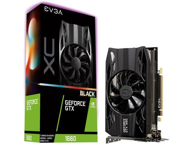 EVGA GeForce GTX 1660 XC Black GAMING, 06G-P4-1161-KR, 6GB GDDR5, HDB Fan