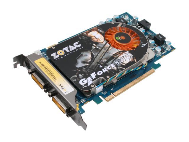 ZOTAC GeForce 8600 GTS 256MB GDDR3 PCI Express x16 SLI Support Video Card ZT-86SE25P-FPP