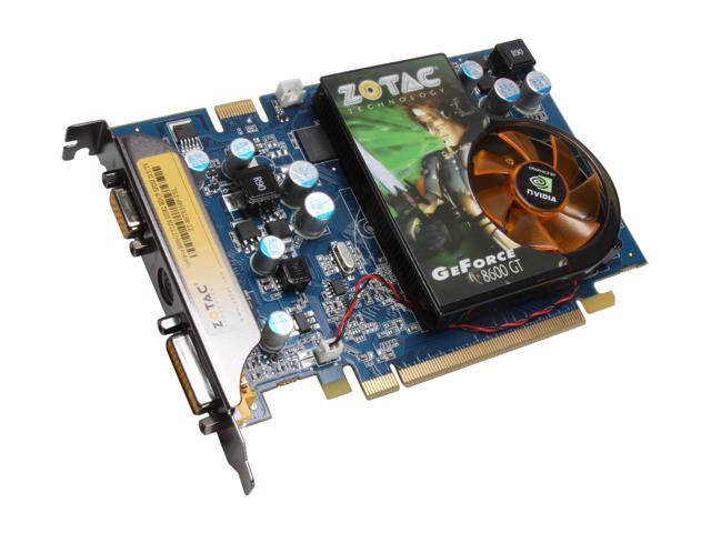 ZOTAC GeForce 8600 GT 512MB GDDR2 PCI Express x16 SLI Support Video Card ZT-86TEH4P-FS