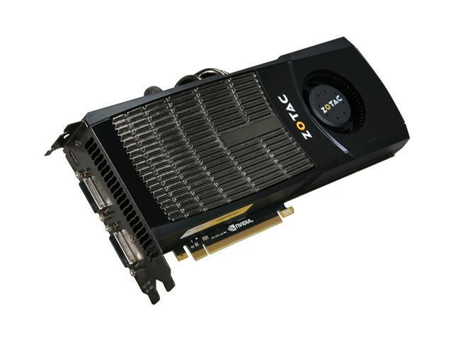 ZOTAC GeForce GTX 480 (Fermi) 1536MB GDDR5 PCI Express 2.0 x16 SLI Support Video Card ZT-40101-10P