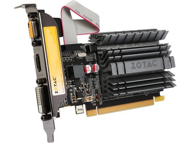 ZOTAC GeForce GT 730 2GB DDR3 PCI Express 2.0 x16 (x8 lanes) Zone Edition Video Card ZT-71113-20L