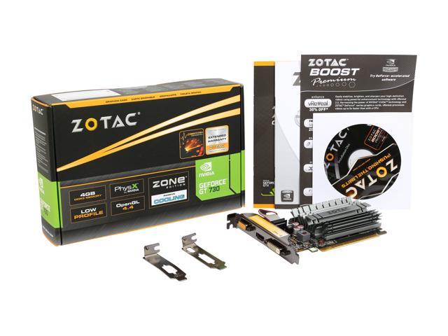 Zotac geforce gt 730 zone edition 4gb sale