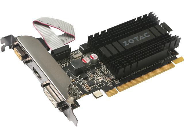 ZOTAC GeForce GT 710 1GB DDR3 PCI Express 2.0 x8 Video Card ZT-71301-20L