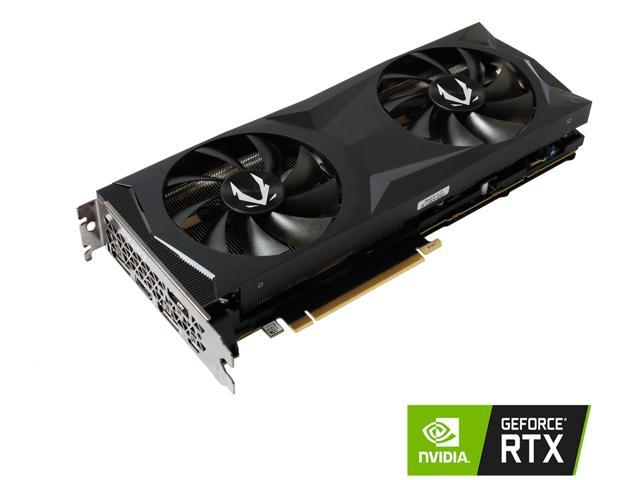 ZOTAC GAMING GeForce RTX Twin Fan 8GB GDDR6 256-bit Gaming Card, IceStorm 2.0 Cooling, Active Fan Control, Metal Backplate, Spectra Lighting, ZT-T20800G-10P -