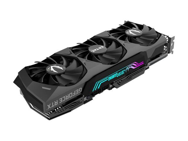 PC/タブレット PCパーツ ZOTAC GAMING GeForce RTX 3080 Trinity OC 10GB GDDR6X 320-bit 19 Gbps PCIE  4.0 Gaming Graphics Card, IceStorm 2.0 Advanced Cooling, SPECTRA 2.0 RGB 