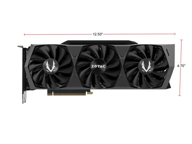 ZOTAC GAMING GeForce RTX 3080 Trinity OC 10GB GDDR6X 320-bit 19 Gbps PCIE  4.0 Gaming Graphics Card, IceStorm 2.0 Advanced Cooling, SPECTRA 2.0 RGB