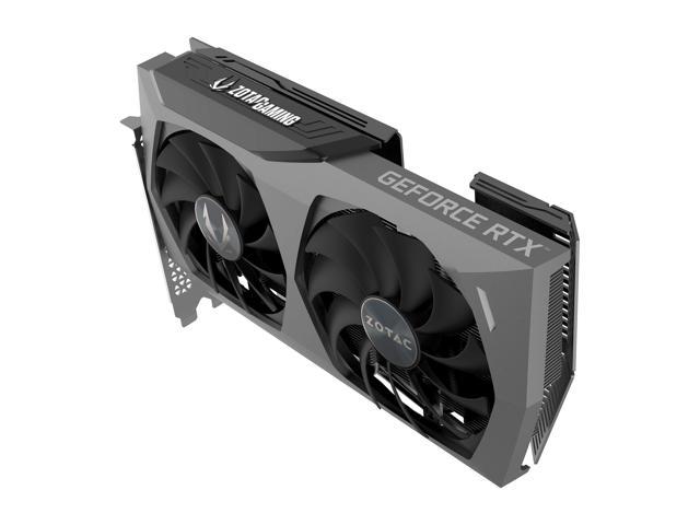ZOTAC GAMING GeForce RTX 3070 Twin Edge OC LHR 8GB GDDR6 256-bit 14 Gbps  PCIE 4.0 Gaming Graphics Card, IceStorm 2.0 Advanced Cooling, White LED  Logo 