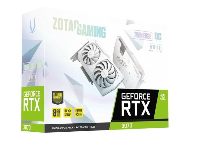 ZOTAC Twin Edge OC LHR White Edition GeForce RTX 3070 Video Card