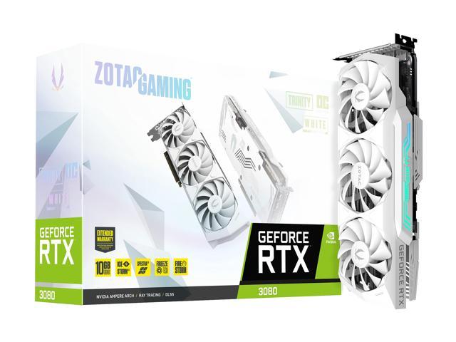 ZOTAC GAMING GeForce RTX 3080 Trinity OC White Edition LHR 10GB