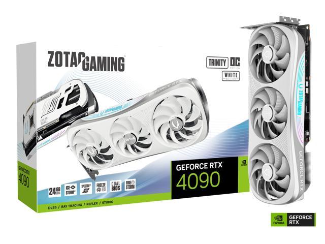 ZOTAC GAMING GeForce RTX 4090 Trinity OC White Edition DLSS 3 24GB ...