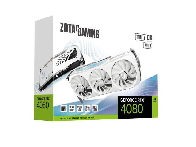 Placa de video zotac gaming geforce rtx 4080 trinity oc dlss 3 16gb gddr6x  256-bit zt-d40810j-10p