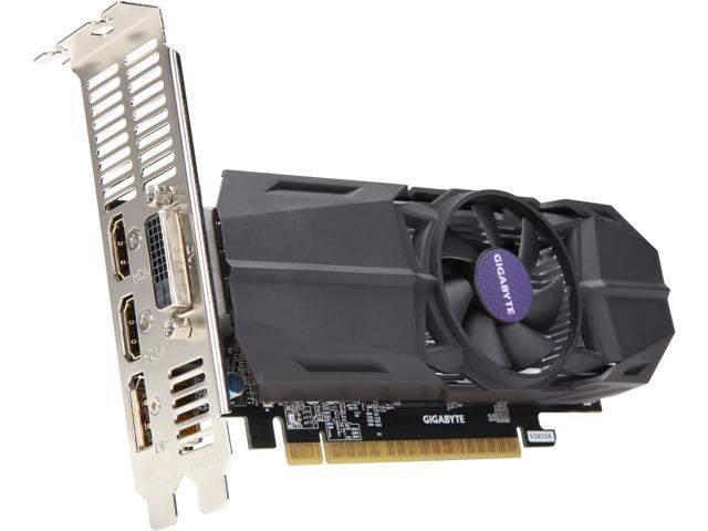 GIGABYTE GeForce GTX 1050 Ti 4GB GDDR5 PCI Express 3.0 x16 Low Profile Video Card GV-N105TOC-4GL