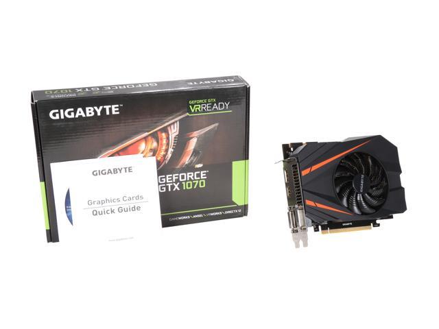 Refurbished: GIGABYTE GeForce GTX 1070 Video Card GV-N1070IXOC-8GD