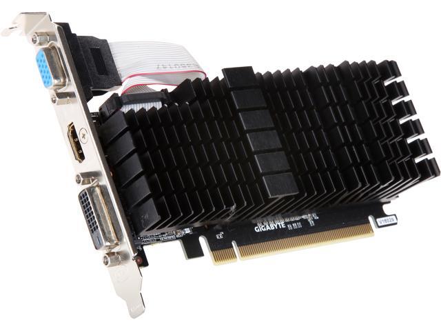 Refurbished: GIGABYTE GeForce GT 710 Video Card GV-N710SL-1GL REV2.0 ...