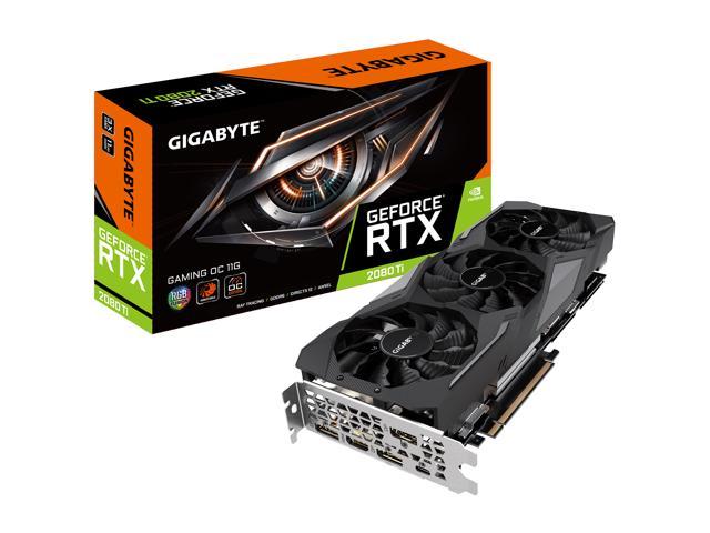 GIGABYTE GeForce RTX 2080 Ti GAMING OC 11G Graphics Card, 3 x