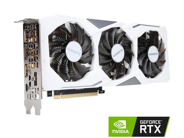 GIGABYTE GeForce RTX 2070 GAMING OC WHITE 8G Graphics Card, 3 x