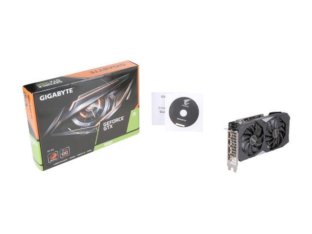 GIGABYTE GeForce GTX 1660 OC 6G Graphics Card, 2 x WINDFORCE Fans