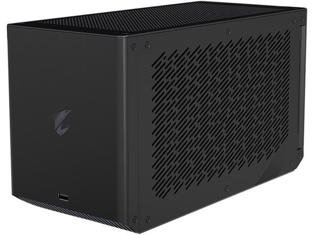 AORUS RTX 2080 Ti Gaming Box (eGPU), Embedded Geforce RTX 2080 Ti, Thunderbolt 3 Plug and Play, Custom Quiet and Silent Waterforce AIO Cooling System, Dual Thunderbolt 3 Controller, Support for PD (up to 100W), 3 x USB 3.0 GV-N208TIXEB-11GC