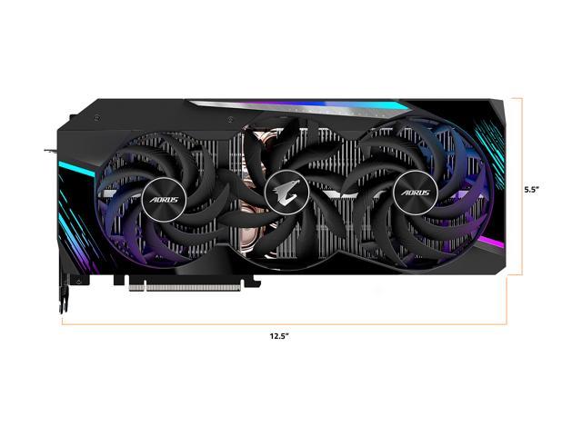 GIGABYTE AORUS GeForce RTX 3090 MASTER 24GB Video Card, GV