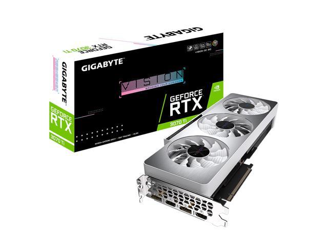 GIGABYTE Vision GeForce RTX 3070 Ti Video Card GV-N307TVISION OC 