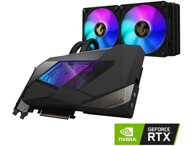 GIGABYTE AORUS GeForce RTX 3080 XTREME WATERFORCE 10GB GDDR6X PCI Express  4.0 ATX Video Card GV-N3080AORUSX W-10GD (rev. 2.0) (LHR)