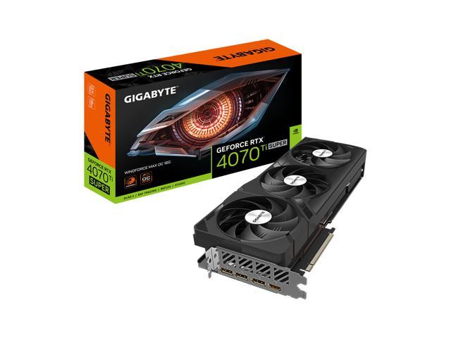 GIGABYTE GeForce RTX­­ 4070 Ti SUPER WINDFORCE MAX OC 16G Graphics Card ...