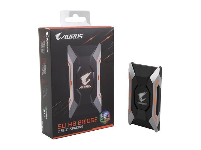 GIGABYTE AORUS SLI HB bridge RGB (2 slot spacing) - Newegg.ca