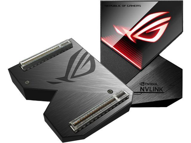 bekvemmelighed springe Fængsling ASUS ROG GeForce RTX NVLink Bridge with Aura Sync RGB, 4 Slot Video Card  Accessories - Newegg.com