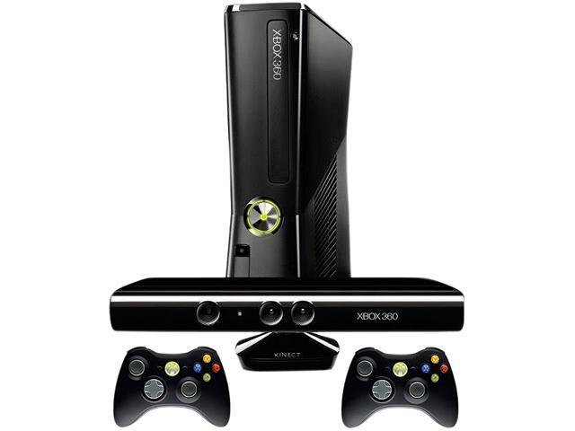 Microsoft Xbox 360 Slim 4GB Console W/ Xbox Kinect