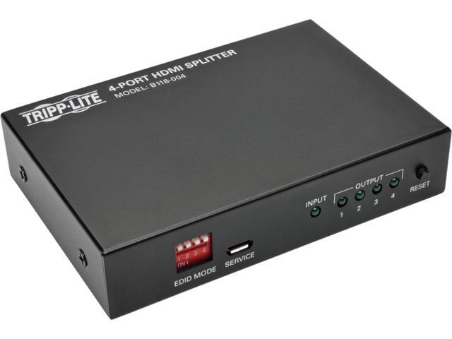 Tripp Lite 4-Port HDMI Splitter for Video and Audio, 1920x1200 / 1080p B118-004