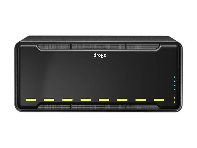 NAS DR-B810n-5A21-16H Drobo B810n 16TB: Network Attached Storage 8-Drive Hybrid Storage Array with Seagate IronWolf Pro HDDs and 1x240GB SSD Gigabit Ethernet x 2 ports 