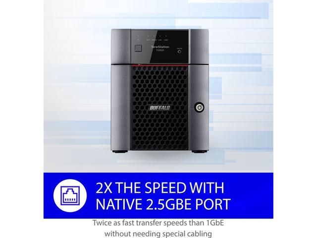 BUFFALO TeraStation TS3420DN0804 4-Bay NAS 8TB (4x2TB) with NAS-Grade Hard  Drives Included Desktop Network Attached Storage