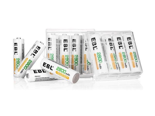 4 Pack Rechargeable Battery EBL AAA Rechargeable Batteries 900mWh High Capacity 