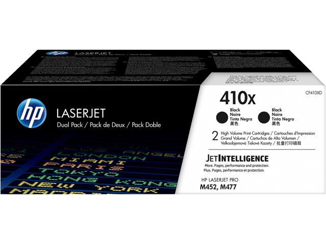 HP 410X - 2-pack - High - black original - LaserJet - toner cartridge (CF410XD) - for Color Pro M452, M - Newegg.com