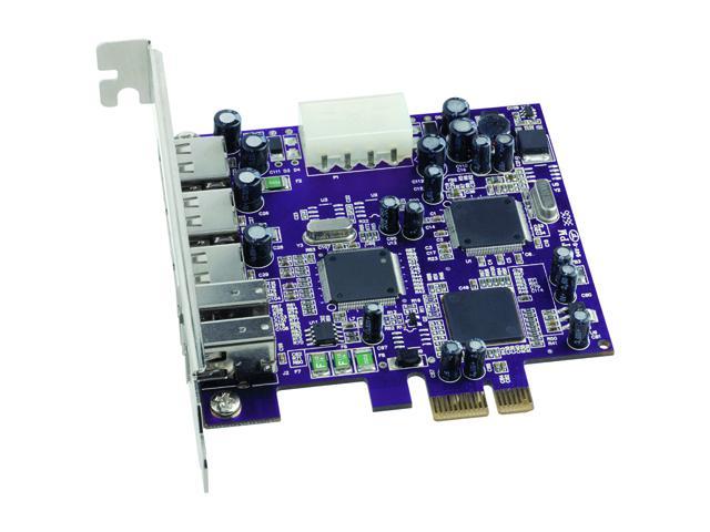 SoNNeT Tango FireWire/USB PCIe Card (2 FireWire + 3 USB ports) Model FWUSB2-E