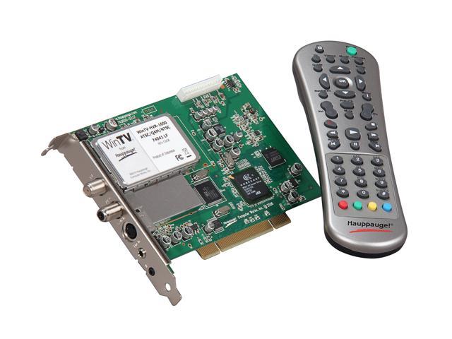 Hauppauge WinTV-HVR-1600 ATSC/ClearQAM/NTSC TV Tuner PCI w/Remote