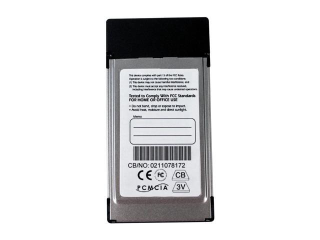 SYBA 2-Port Serial ATA SATA PCMCIA CardBus Card