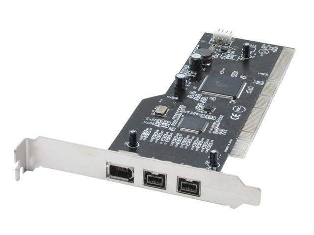 SYBA PCI 64-bit Firewire 1394b Controller Card Model SD-FWB-64B ...