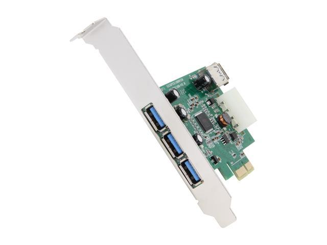 SYBA USB 3.0 (3+1) PCI-e Controller Card, Etron Chipset, Molex (IDE HD 4-pin) Model - Newegg.com
