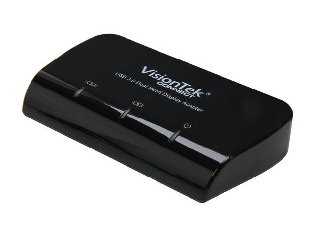 VisionTek 900547 USB 3.0 to 2 Monitor (DVI-I + HDMI) Adapter