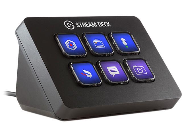 Corsair Elgato Stream Deck Mini Live Content Creation Controller with 6 Customizable LCD Keys for Windows 10 and MacOS 10.13 or Later 
