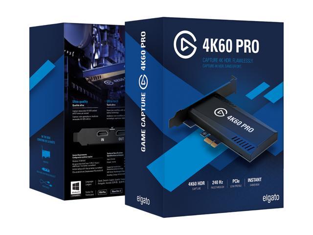 Elgato Game Capture 4K60 Pro MK.2 - 4K60 HDR10 Capture and Passthrough,  PCIe Capture Card, Superior Low Latency Technology