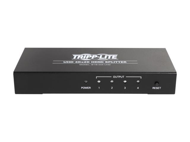 Tripp Lite B118 004 Uhd 4 Port 4k Hdmi Splitter For Ultra Hd 4k X 2k Video And Audio 3840 X 5990