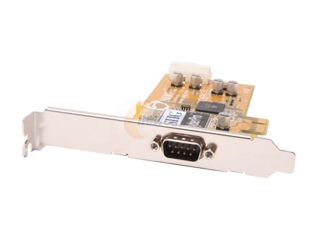 SIIG One-port (9-pin) serial (16550 UART) x1 PCI Express card Model JJ-E10011-S1